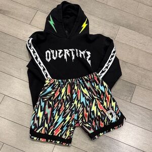 Overtime Kids Lightning Set - Black and Multicolor